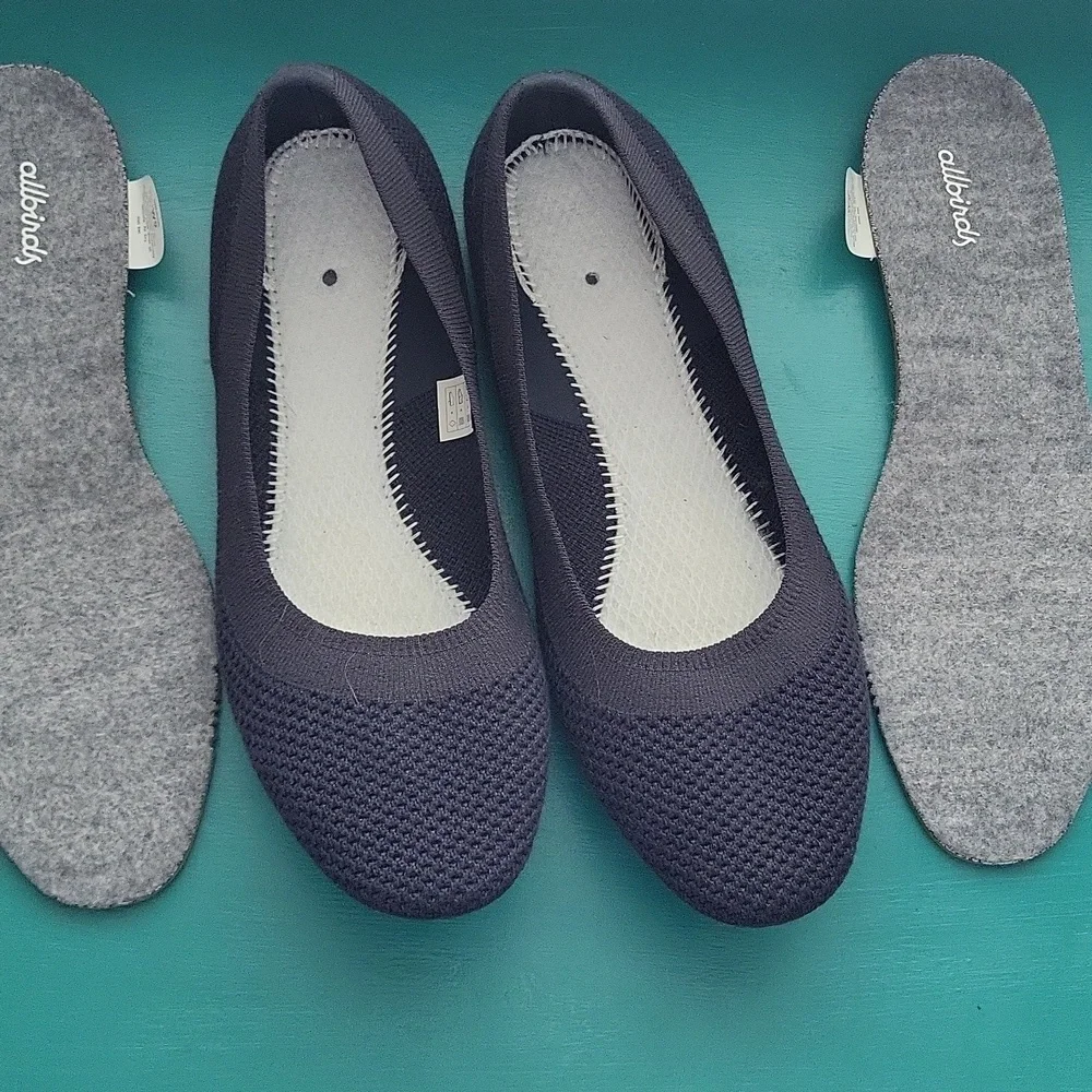 Allbirds Tree Breezers Ballet Flats - Navy - 9 - NWOT - Picture 3 of 5